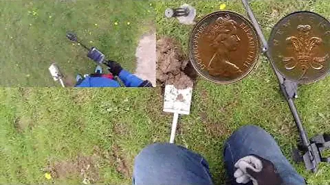 MINELAB WM09 MODULE WITH AUSDOM AH3 PHONES FIRST USE.