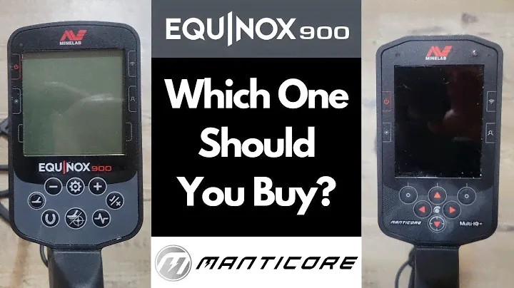 Which One Should You Buy? Equinox 900 or Manticore | Metal Detecting Comparison